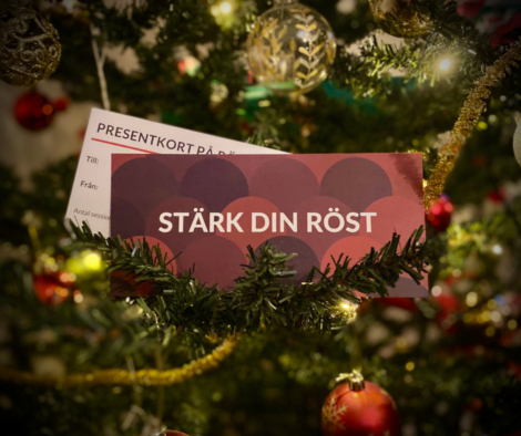 Presentkort röstträning